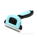 Custom Logo Detachable Pet Dog Deshedding Brush